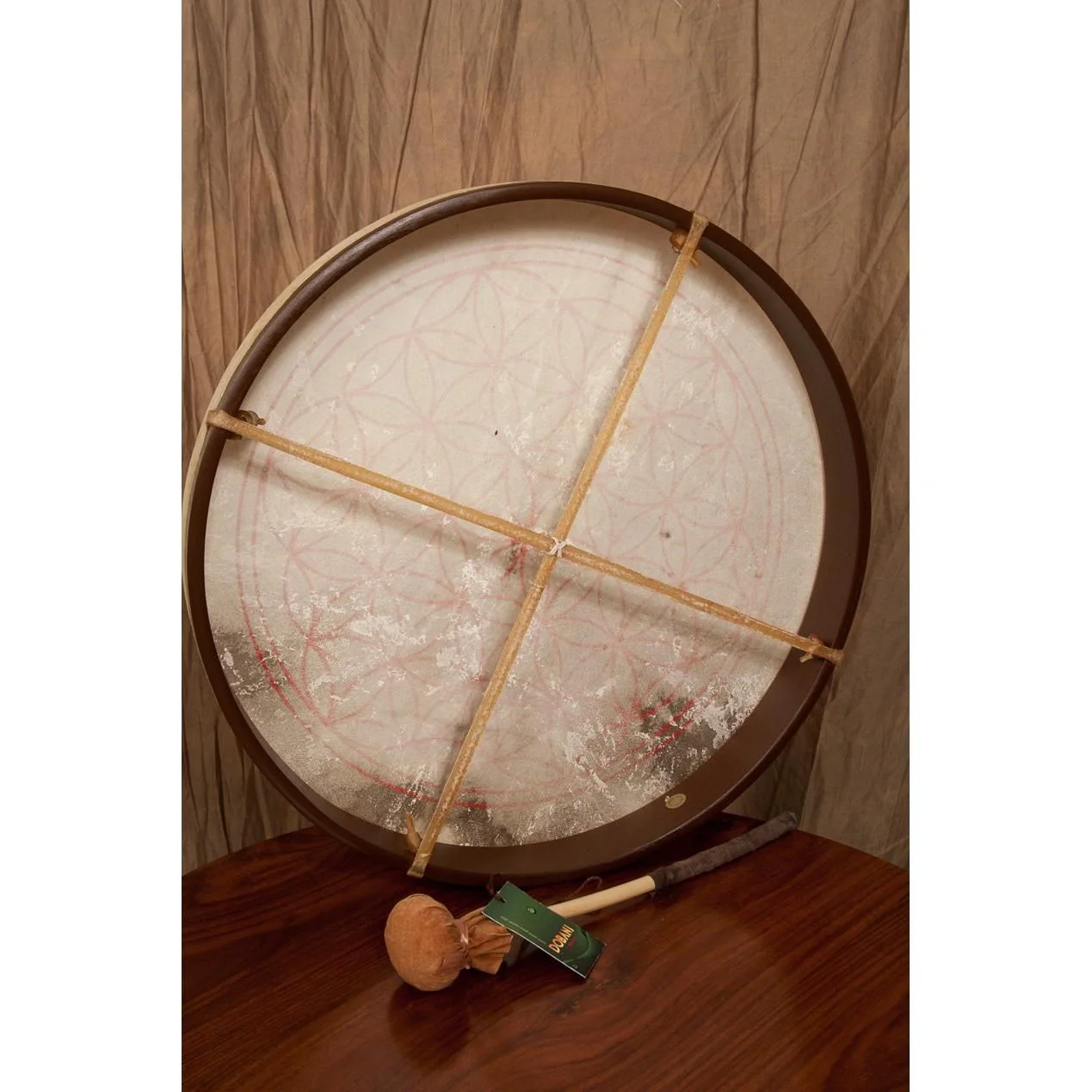 18" Circle of Life Frame Drum w/Beater - Image 3