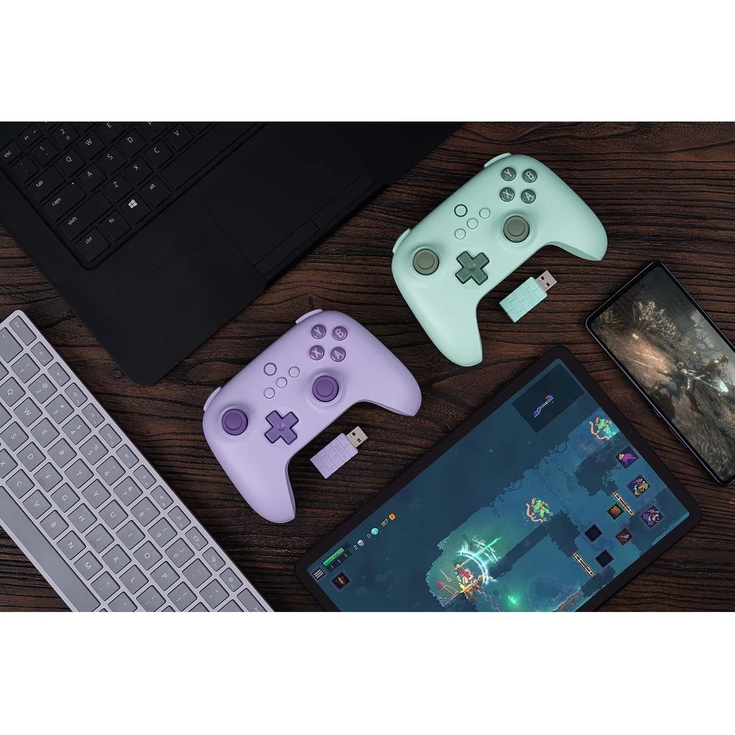 8Bitdo Ultimate C 2.4g Wireless Controller for Windows PC, Android, Steam Deck & Raspberry Pi (Field Green) - Image 9