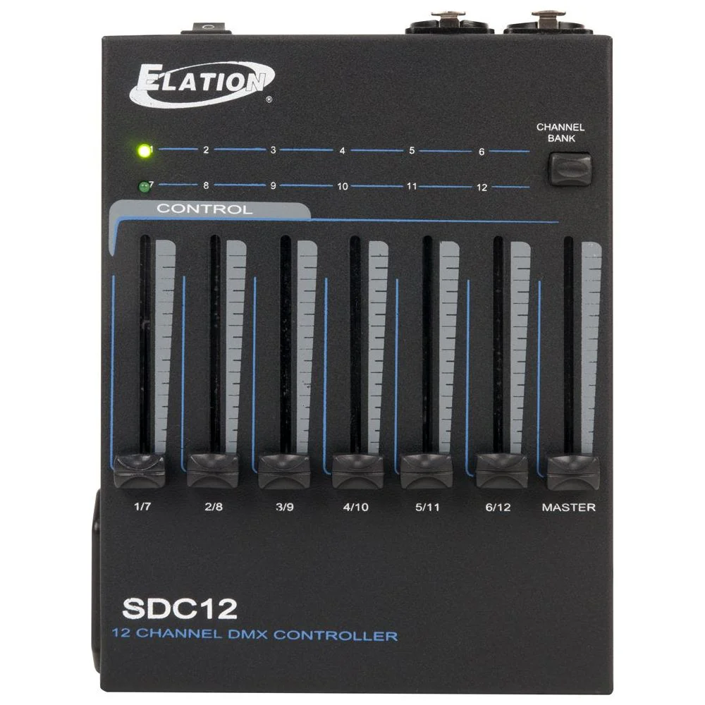ADJ Products SDC12, 12 Channel Basic DMX Controller, Easily Fade and Dim Multiple Lights - Image 8