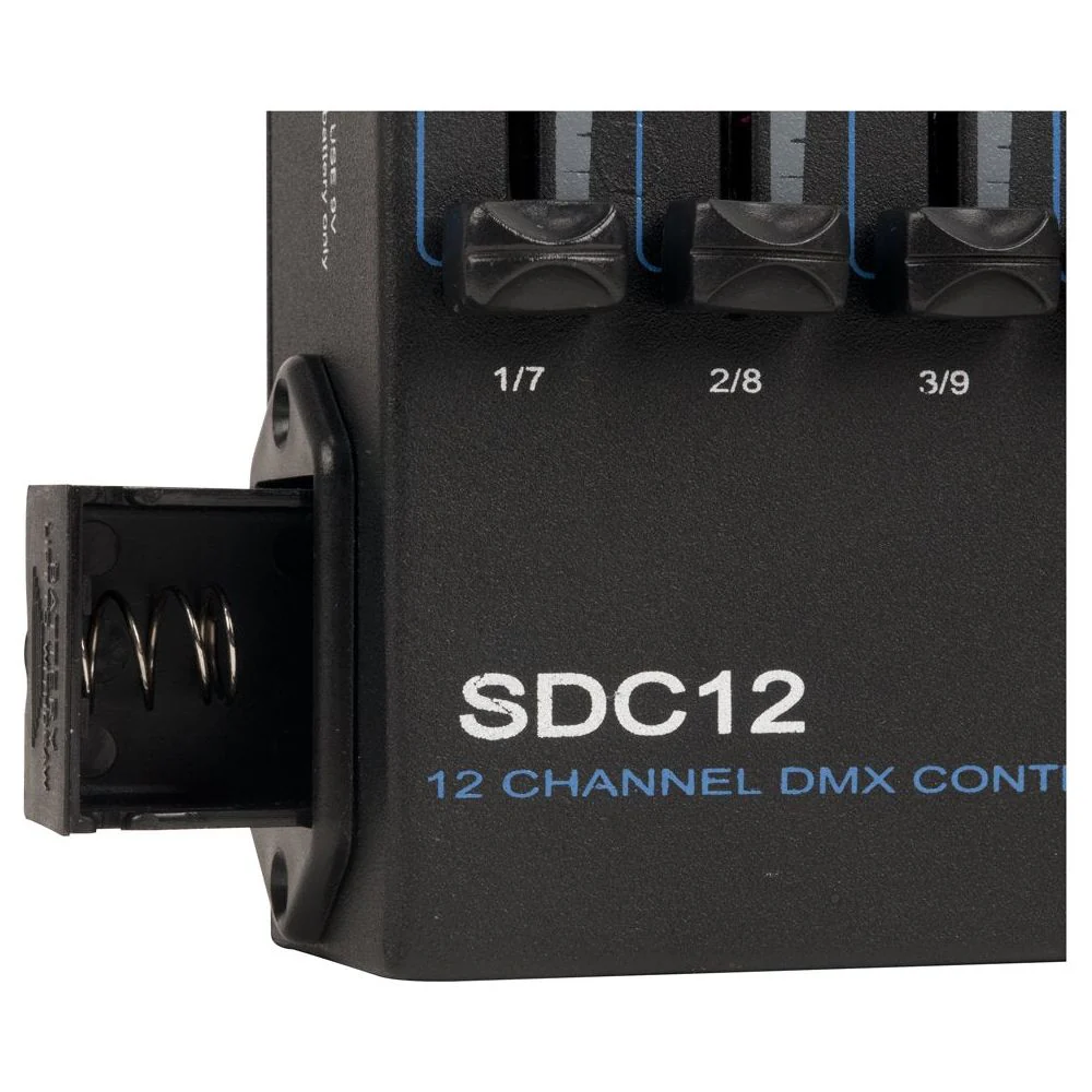 ADJ Products SDC12, 12 Channel Basic DMX Controller, Easily Fade and Dim Multiple Lights - Image 9
