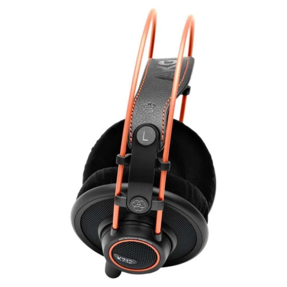 Liquid Audio AKG K712PRO Open-Back Mastering Reference and Studio Headphones Bundle w/Pig Hog PHX14-25 Headphone Extension Cable, 1/4" Polishing Cloth - Image 5