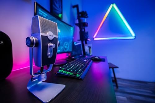 AKG Pro Audio Podcaster Essentials Kit for Streamers, Vloggers, and Gamers-Includes Lyra USB-C Microphone, K371 Headphones, and Ableton Lite Software - Image 6