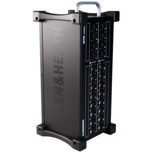 Allen & Heath AH-AB-168 48kHz Portable AudioRack - 16in / 8out 48kHz Expander Bundle w/ 8-Pack Pig Hog PHM10 8mm XLR Microphone Cable and Liquid Audio Polishing Cloth - Image 3