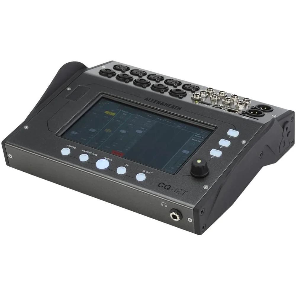 Allen & Heath CQ-12T Ultra-Compact 12in / 8out Digital Mixer Bundle with Allen & Heath CQ-12T Soft Case and Liquid Audio Polishing Cloth - Image 5