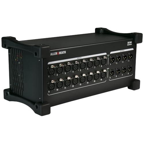 Allen & Heath DX168 16in / 8out 96kHz Rugged Portable Expander Bundle w/8-Pack Pig Hog PHM10 8mm XLR Microphone Cable and Liquid Audio Polishing Cloth - Image 5