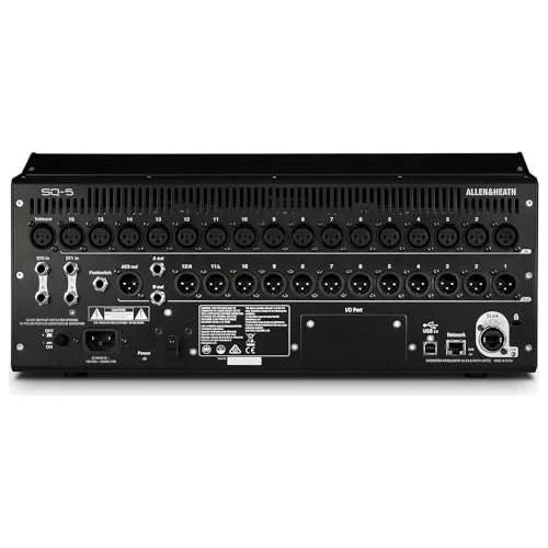 Allen & Heath SQ-5 48-channel Digital Mixer Bundle w/Allen & Heath AP11332 SQ-5 Dust Cover, 10-Pack Pig Hog PHM10 8mm XLR Microphone Cable and Liquid Audio Polishing Cloth - Image 4