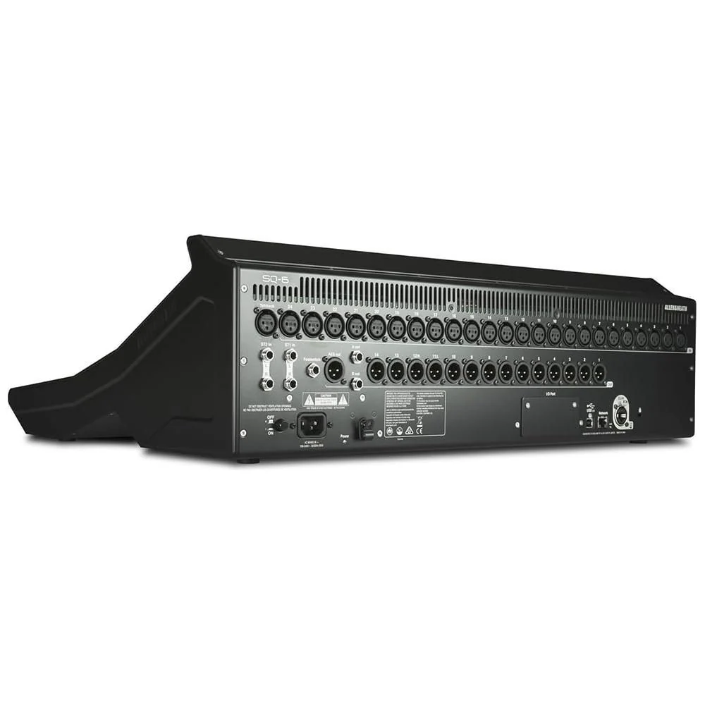 Allen & Heath SQ-6 48-channel Digital Mixer Bundle w/10-Pack Pig Hog PHM10 8mm XLR Microphone Cable and Liquid Audio Polishing Cloth - Image 5