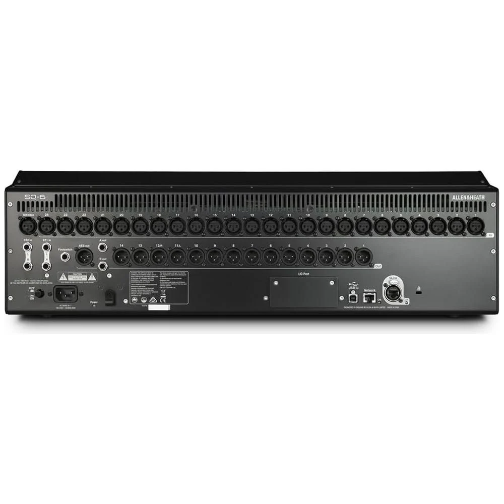 Allen & Heath SQ-6 48-channel Digital Mixer Bundle w/10-Pack Pig Hog PHM10 8mm XLR Microphone Cable and Liquid Audio Polishing Cloth - Image 6