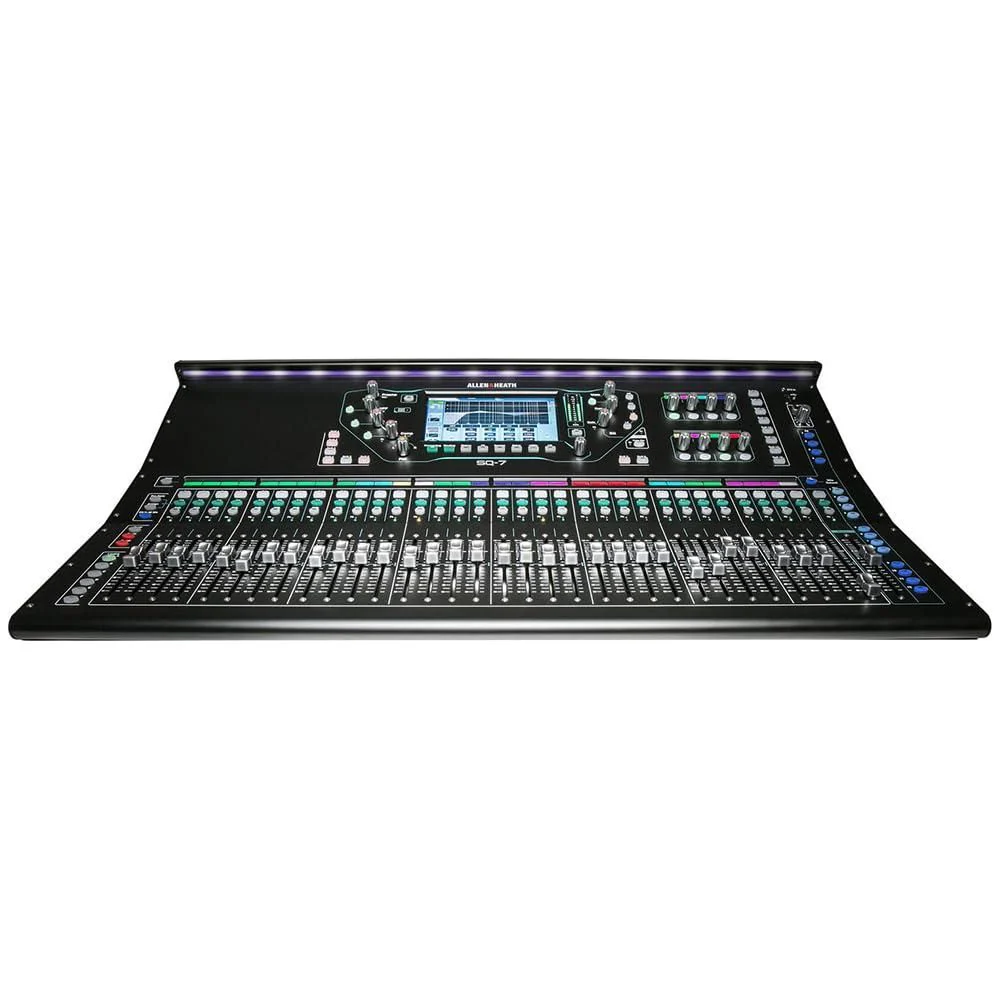 Allen & Heath SQ-7 48-channel Digital Mixer Bundle w/10-Pack Pig Hog PHM10 8mm XLR Microphone Cable and Liquid Audio Polishing Cloth - Image 2