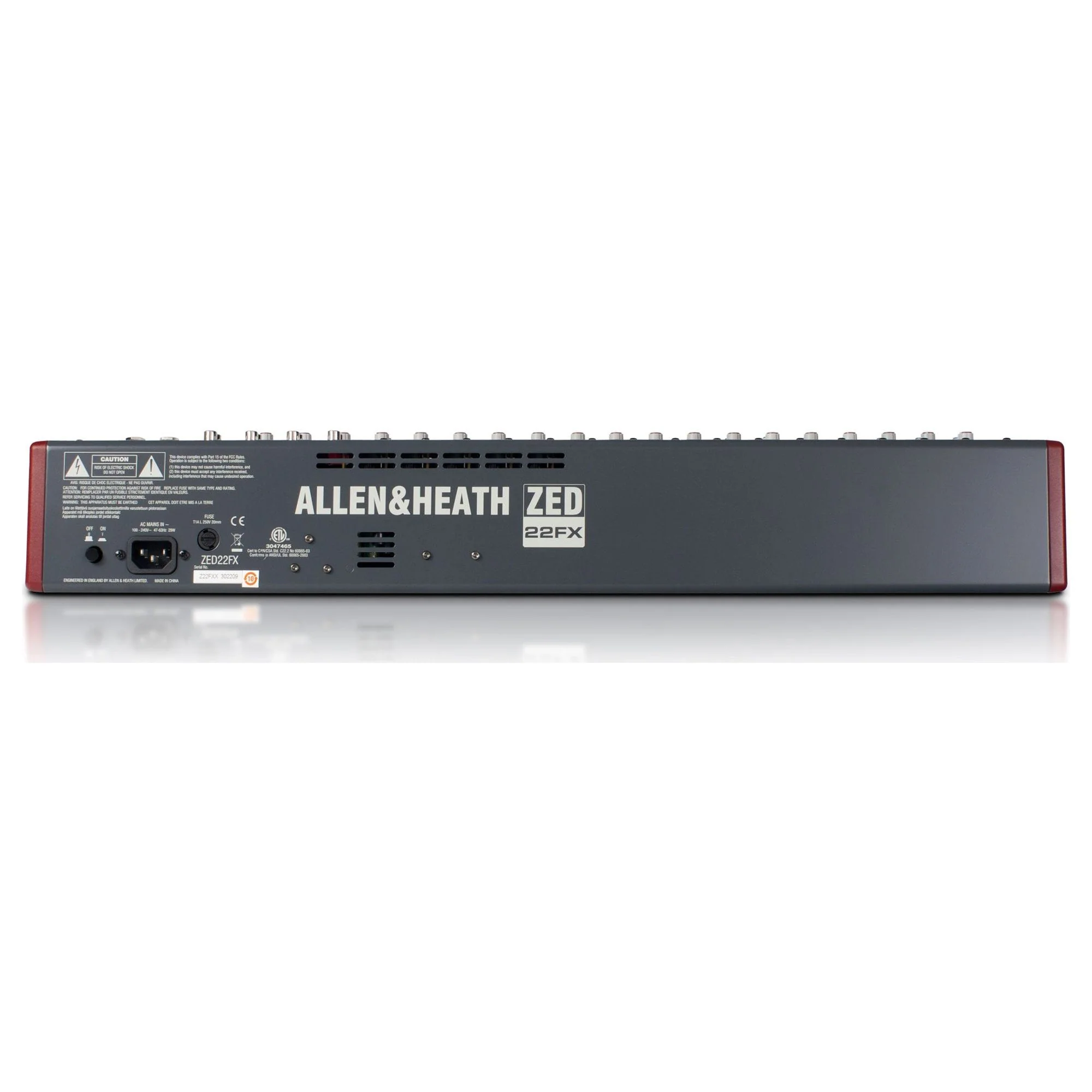 Allen & Heath ZED-22FX Multipurpose 22-Channel Mixer with FX for Live Sound and Recording - Image 25