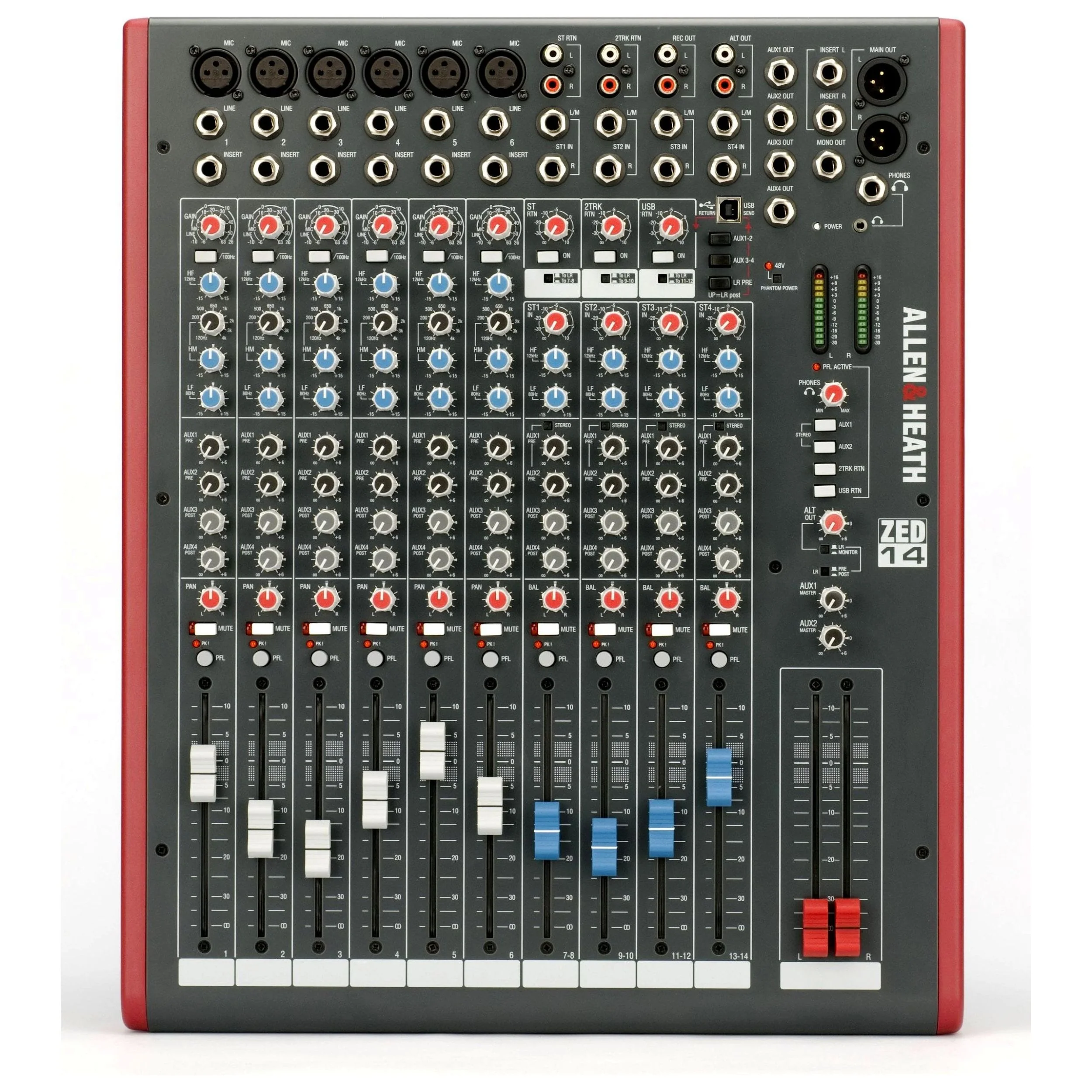 Allen & Heath ZED-22FX Multipurpose 22-Channel Mixer with FX for Live Sound and Recording - Image 5