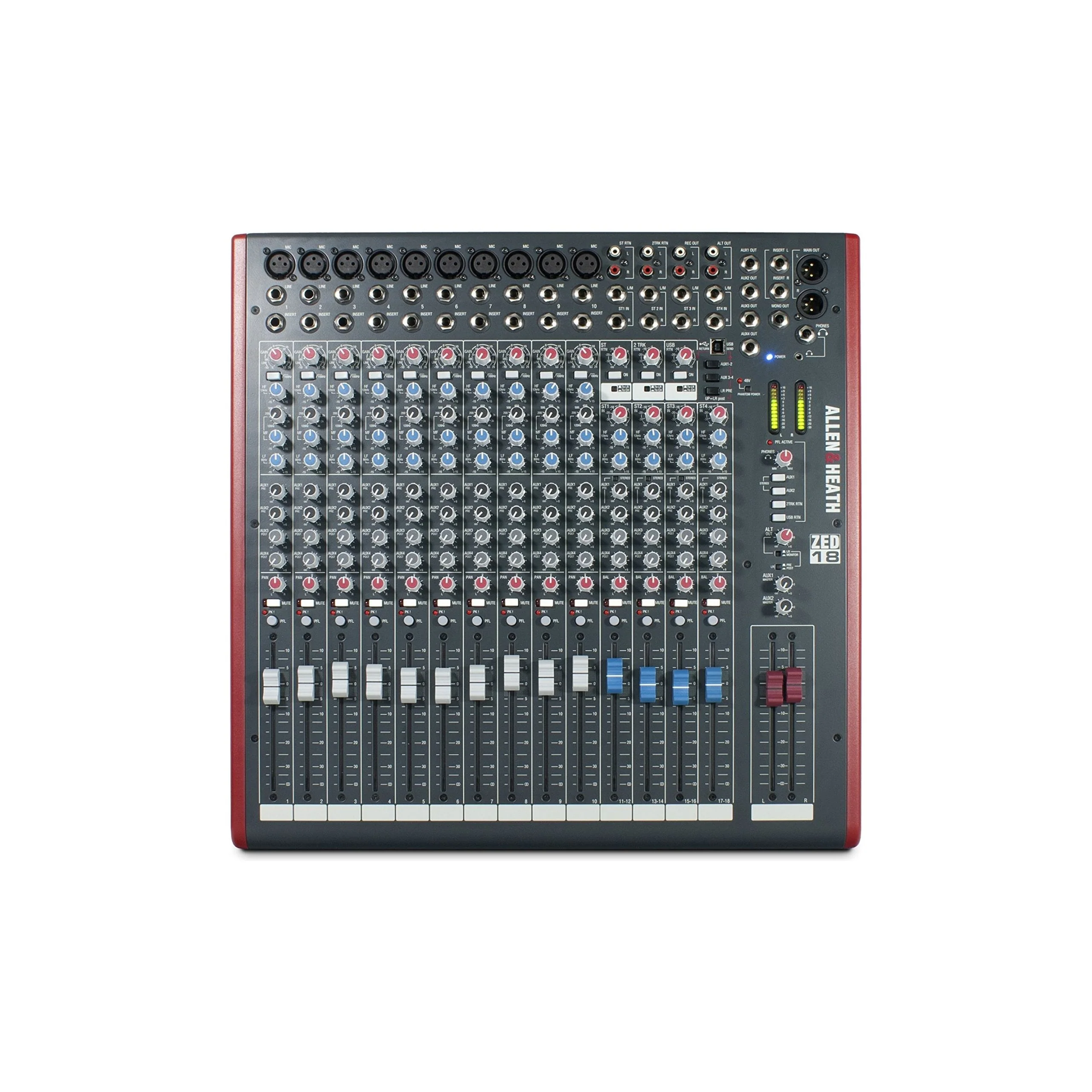 Allen & Heath ZED-22FX Multipurpose 22-Channel Mixer with FX for Live Sound and Recording - Image 9