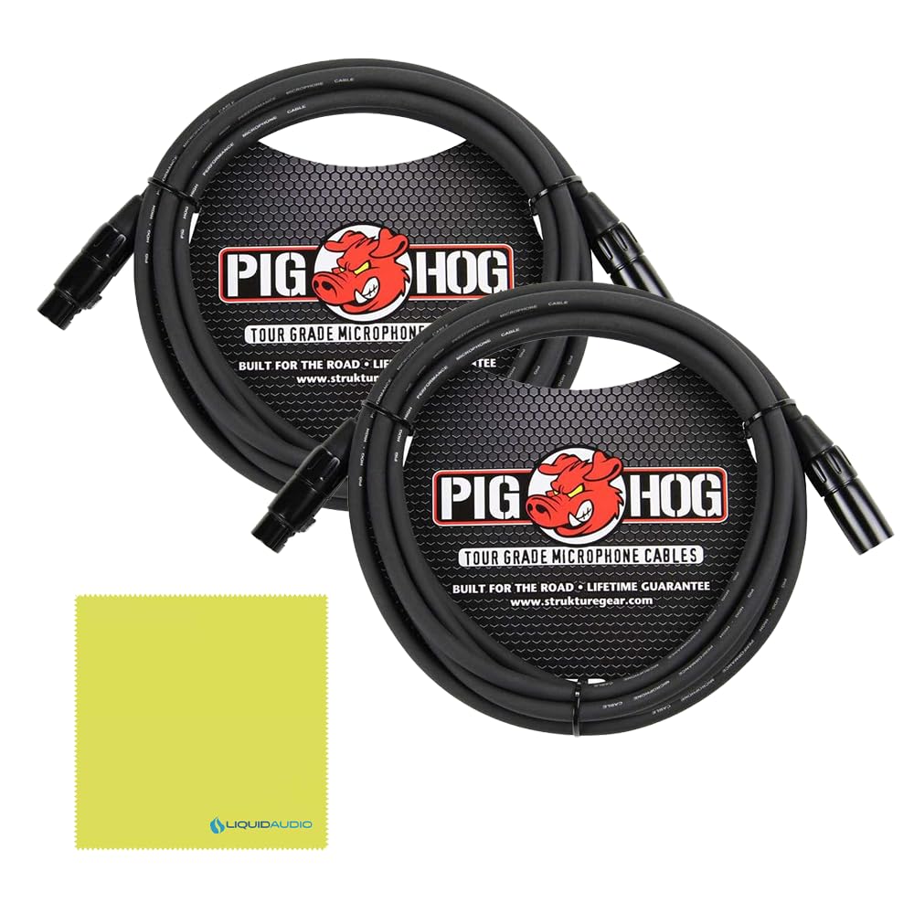 Allen & Heath ZED-16FX Multipurpose Mixer with FX for Live Sound and Recording Bundle w/ 2-Pack Pig Hog PHM10 8mm Mic Cable and Liquid Audio Polishing Cloth. - Image 2