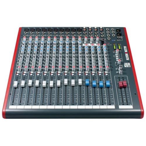 Allen & Heath ZED-18 Multipurpose Mixer for Live Sound and Recording Bundle w/ 4-Pack Pig Hog PHM10 8mm Mic Cable and Liquid Audio Polishing Cloth - Image 4