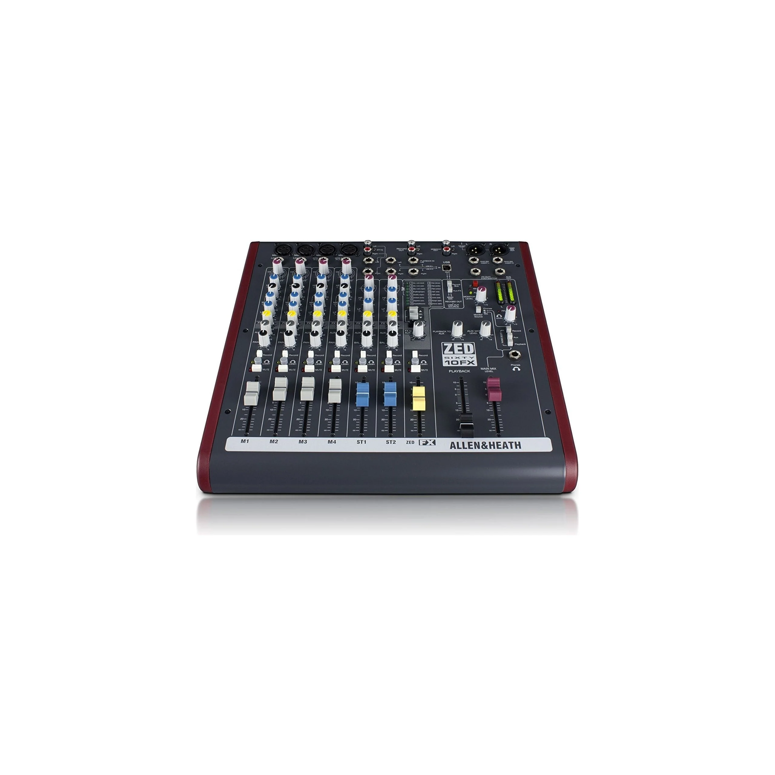 Allen & Heath ZED60-10FX - 6 Channel Mixer with Digital Effects and USB Connectivity - Image 3