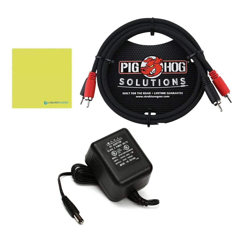 Art DJPRE II Phono Preamplifier Bundle w/ 3ft RCA-RCA Dual Cable and Liquid Audio Polishing Cloth - Image 5