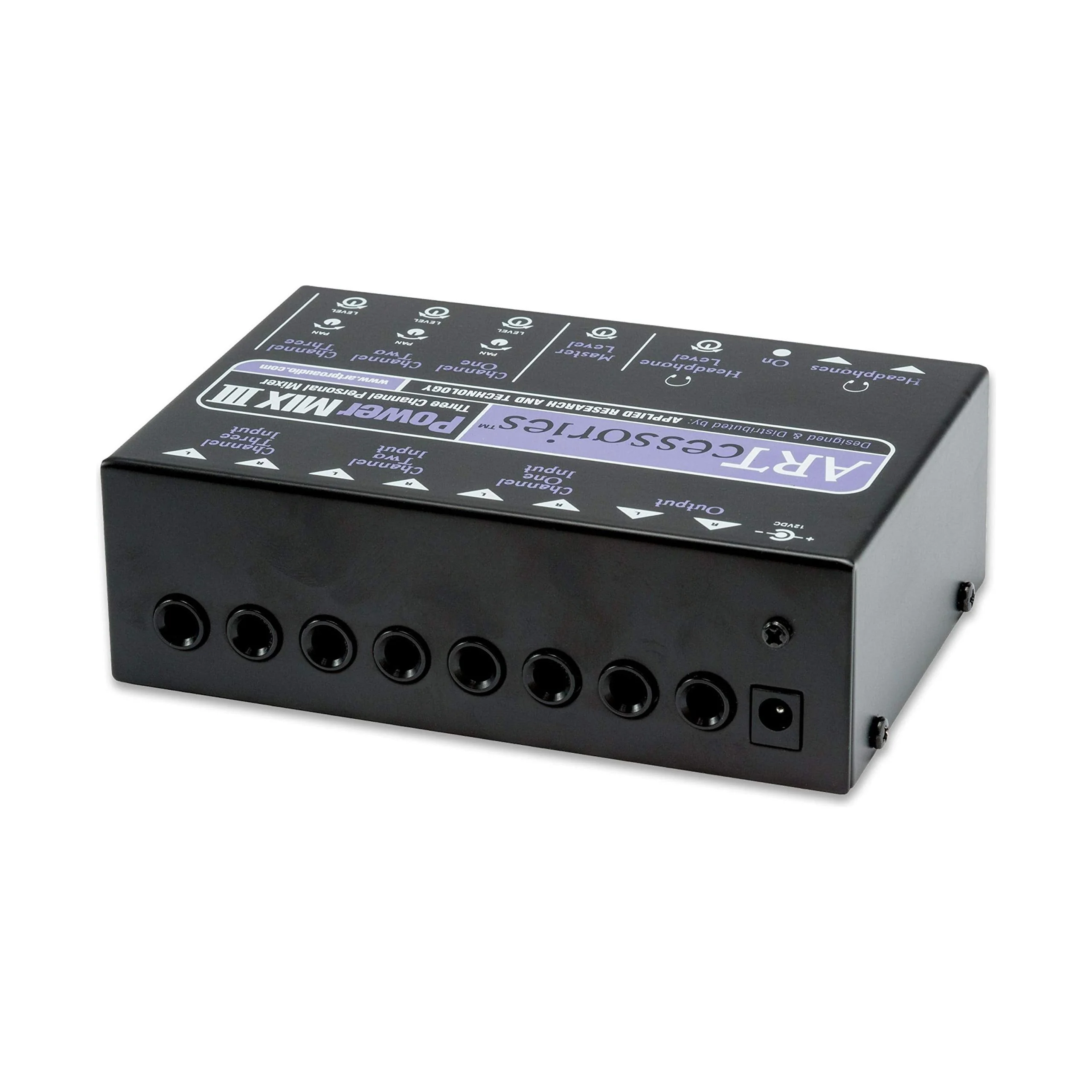 ART POWERMIXIII PowerMIX III Three Channel Personal Mixer - Image 3