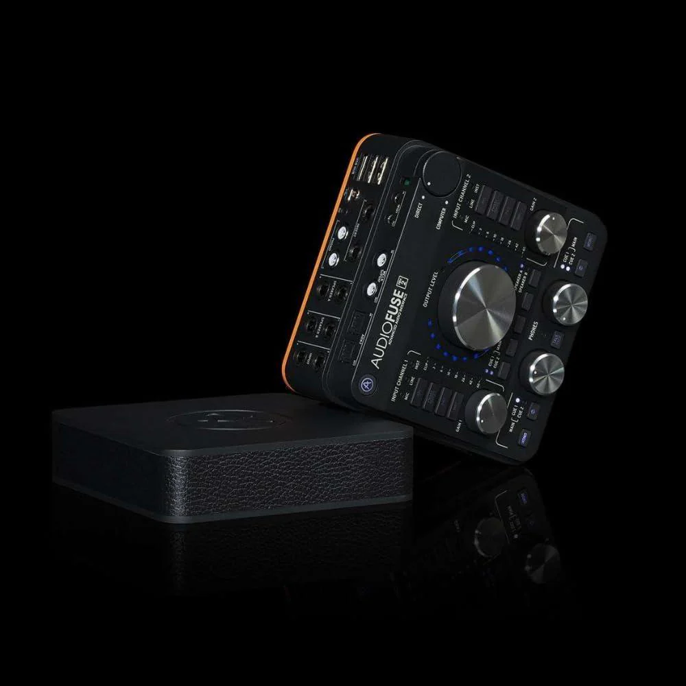 Arturia AudioFuse Compact, Versatile Audio Interface, Black Bundle w/Pig Hog PHM10 8mm XLR Microphone Cable and Liquid Audio Polishing Cloth - Image 3