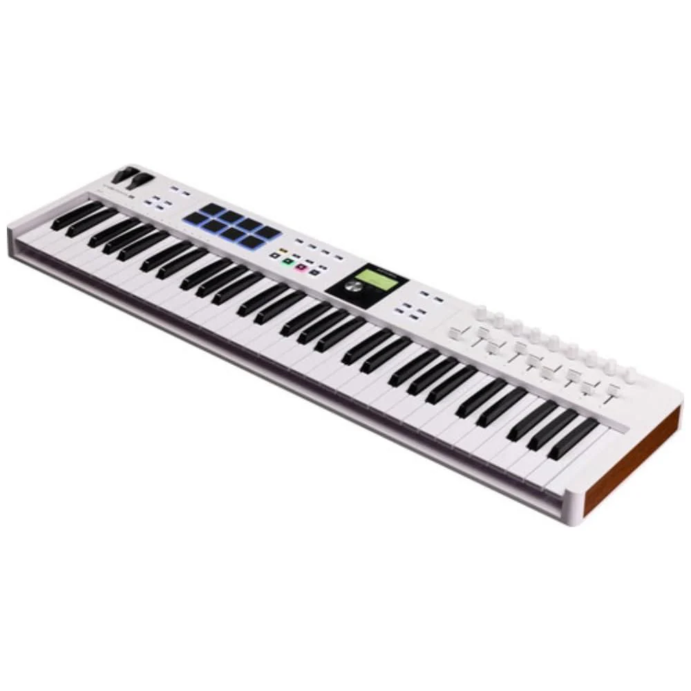 Arturia KeyLab 61 Essential mk3 MIDI Controller BUNDLE with MIDI Keyboard, Keyboard Sustain Pedal, USB Cable & Polishing Cloth - 61 Key Keyboard, Software Integration, Flexible Connectivity - Image 3