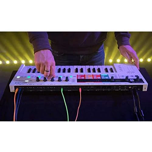 Arturia KeyStep Pro 37-Key Keyboard Controller & Sequencer Bundle w/Samson Headphones, Power Adapter & Liquid Audio Polishing Cloth (4 Items) - Image 7