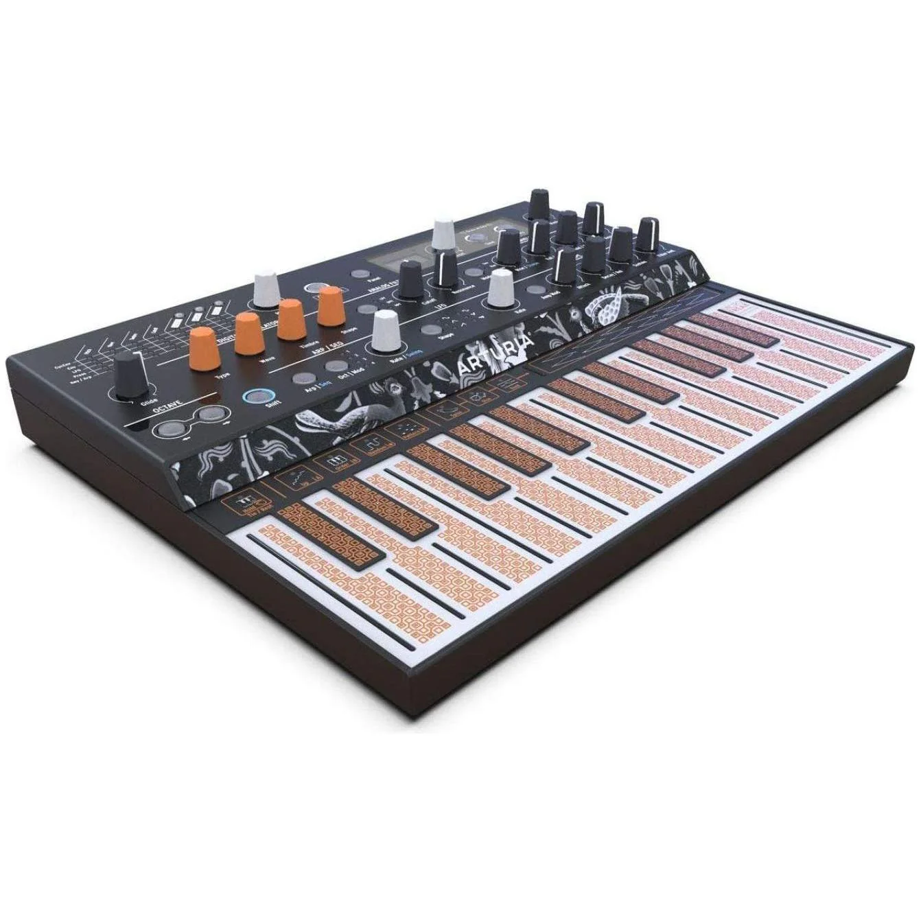 Arturia MICROFREAK Synthesizer Vocoder Keyboard BUNDLE with Arturia Gooseneck Mic, 6ft Pig Hog MIDI Cable, Power Adapter, 2X MIDI Adapters & Polishing Cloth - Analog Synth, Synthesizer & Workstation Keyboards - Image 4