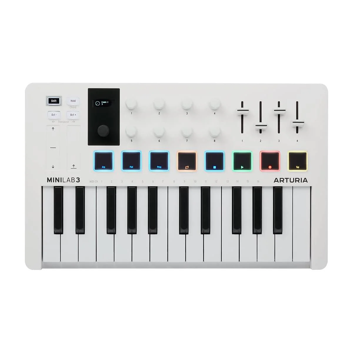 Arturia MIDI Keyboard Controller MiniLab 3 White - Image 4
