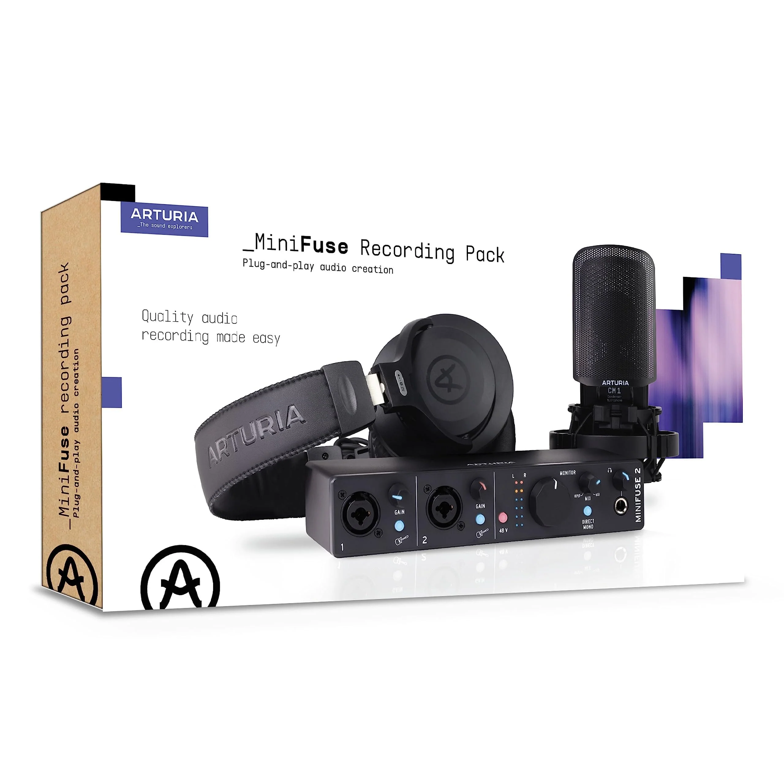 Arturia MiniFuse 2 Recording Pack - Black - Image 6