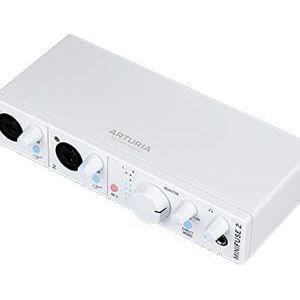 Arturia - MiniFuse Recording Pack - Compact USB Audio & MIDI Interface + Microphone + XLR Cable + Headphones + Creative Software for High-Quality Recording, Production, Podcasting, Guitar - |White] - Image 5