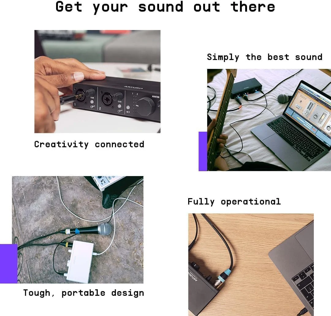 Arturia MiniFuse USB-C Audio Interface (Champagne, MiniFuse 4) - Image 14