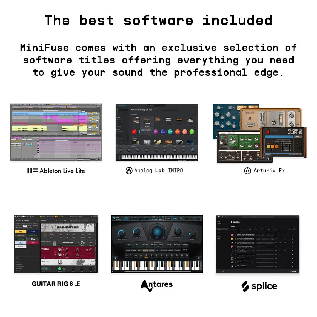 Arturia MiniFuse USB-C Audio Interface (Champagne, MiniFuse 4) - Image 16