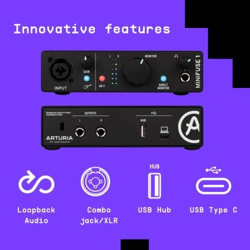 Arturia MiniFuse USB-C Audio Interface (Champagne, MiniFuse 4) - Image 21