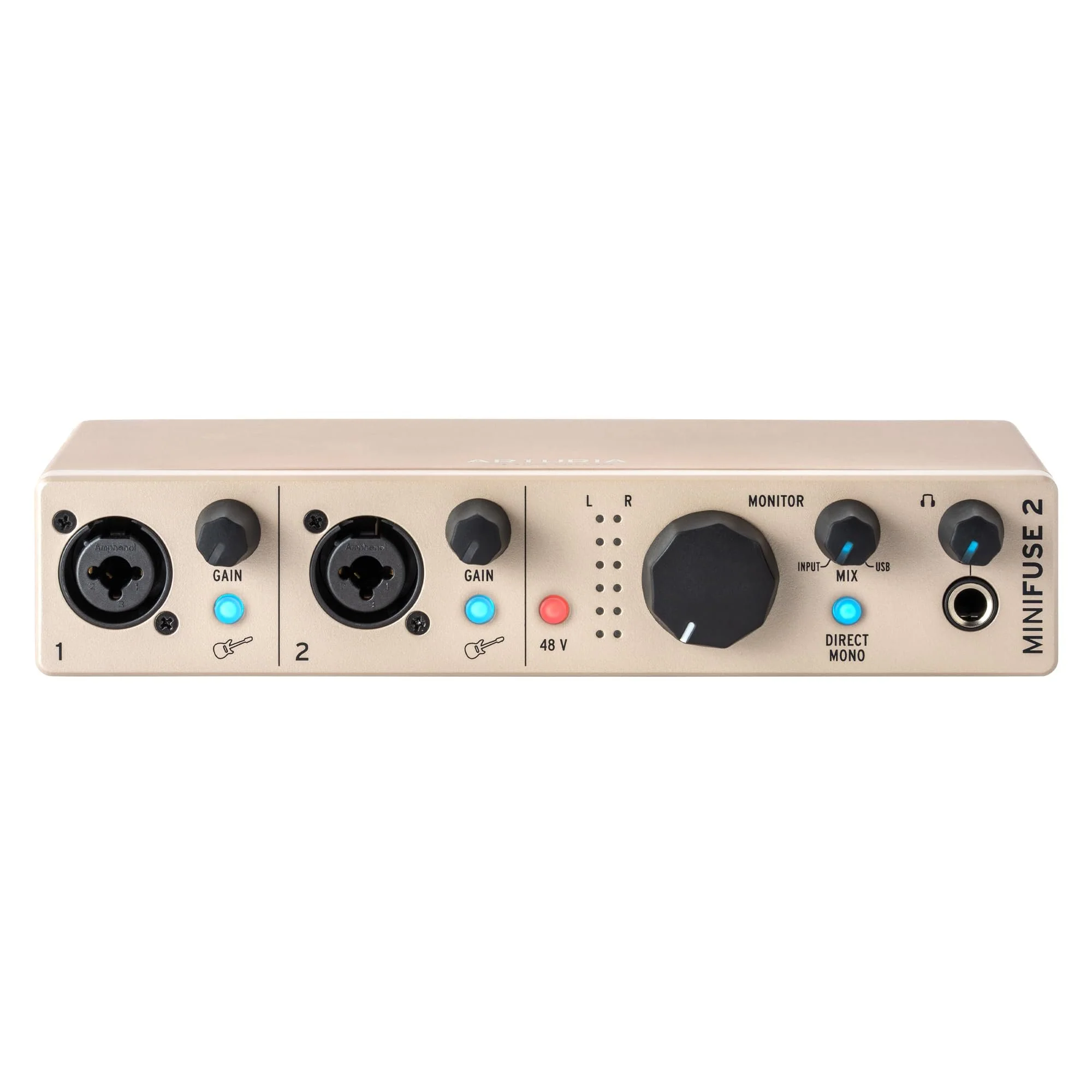 Arturia MiniFuse USB-C Audio Interface (Champagne, MiniFuse 4) - Image 3
