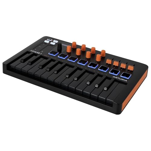 Arturia MiniLab 3 Portable MIDI Keyboard Controller Bundle & Polishing Cloth - Image 3