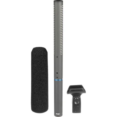 Audio-Technica AT897 Line/Gradient Shotgun Condenser Microphone Black - Image 3