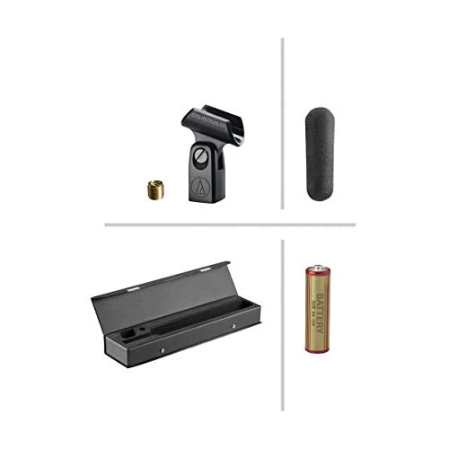 Audio-Technica AT897 Line/Gradient Shotgun Condenser Microphone Black - Image 7
