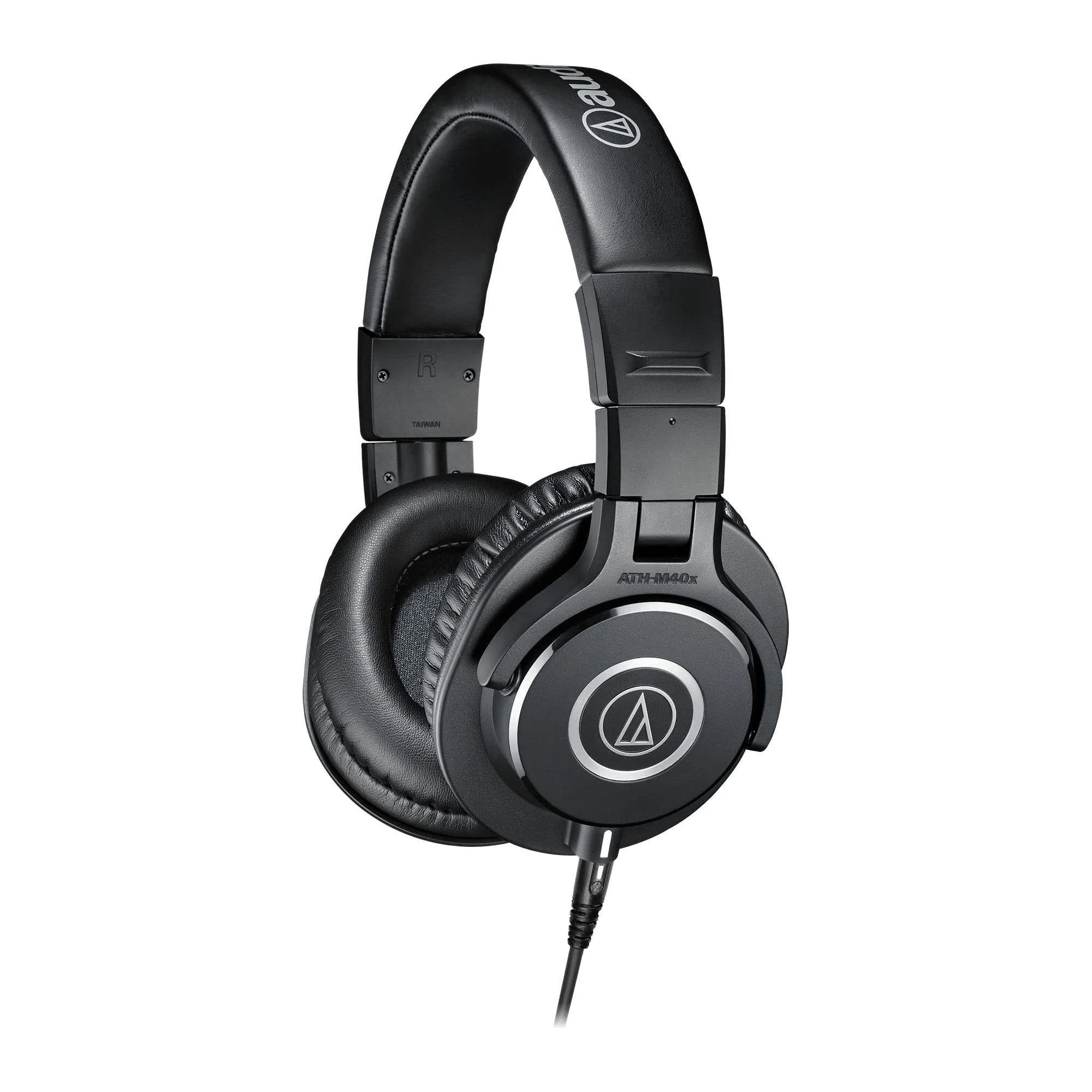 Audio Technica ATH-M40x Professional Studio Monitor Headphone Bundle with Detachable Cables, Pig hog 25 Extension Cable, Detachable Cables, Screw-on 1/4 Adapter & Liquid Audio Polishing Cloth - Image 5