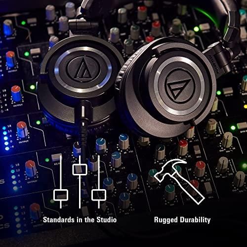 Audio-Technica ATH-M50x Professional Studio Monitor Headphones - Image 6