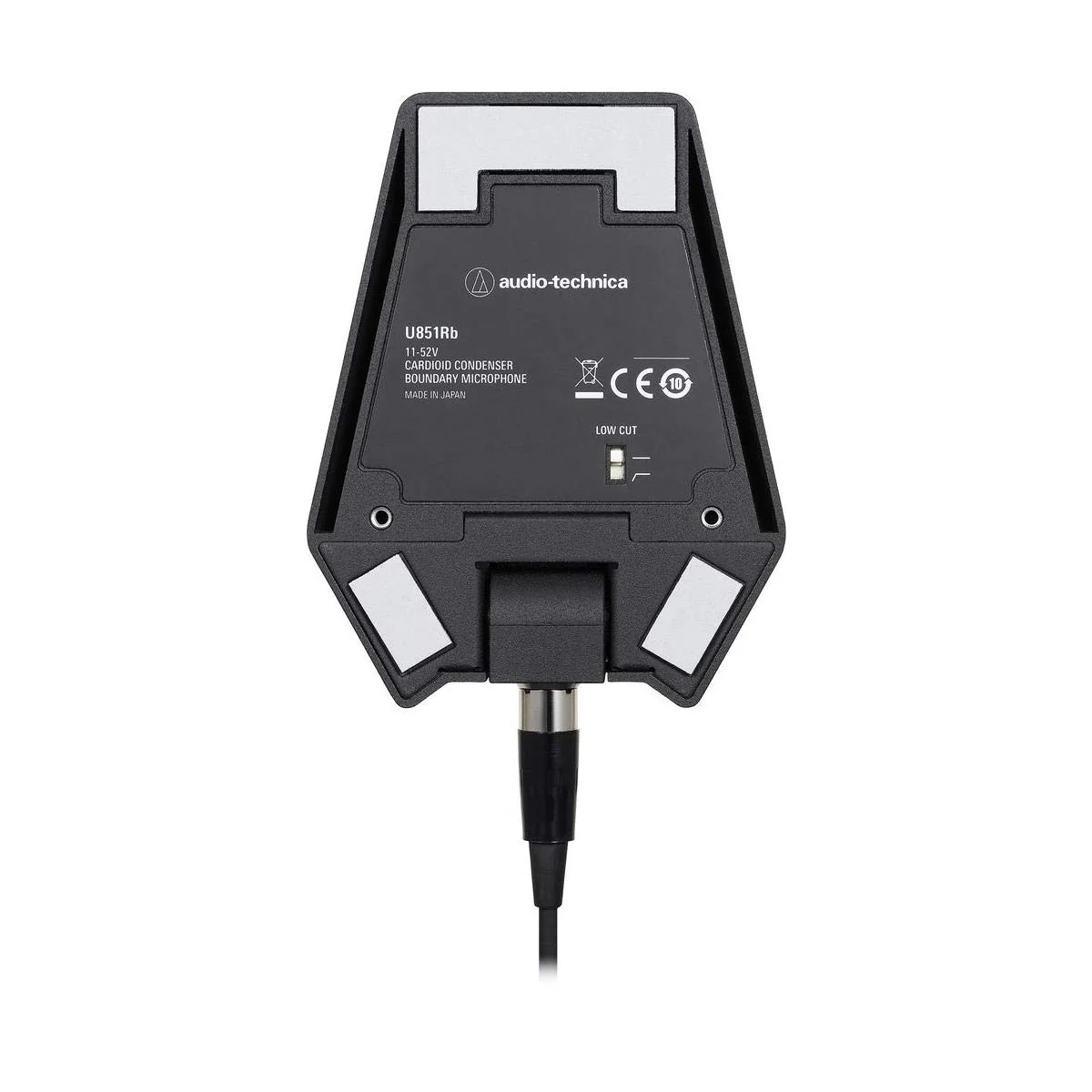 Audio-Technica U851RB Cardioid Condenser Boundary Microphone with Integral Power Module, Phantom Power Only, Black - Image 3