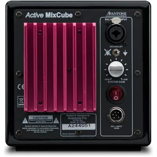 Avantone Pro Active MixCube 5.25" Powered Studio Monitor - Gloss Black (each) - Image 2
