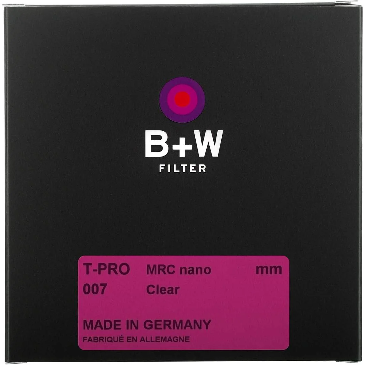 B + W Clear Protection Filter for Camera Lens - Image 2