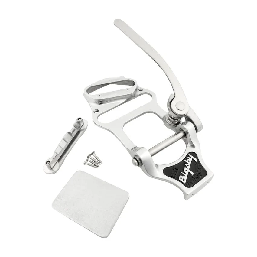 Bigsby Tailpiece B16 with Bridge and Neck Shim, Polished Aluminum