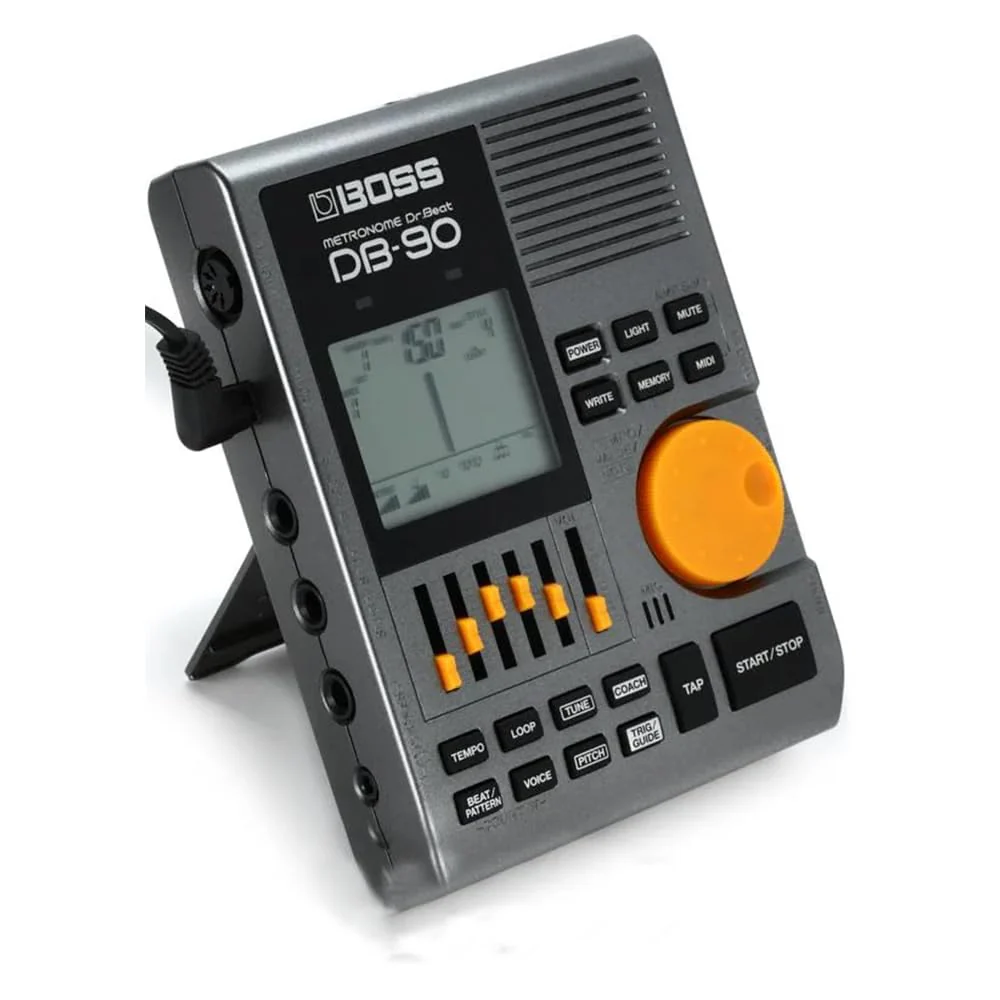 Boss DB-90 Dr. Beat Metronome Bundle w/12-Pack Guitar Pick and Liquid Audio Polishing Cloth - Image 3