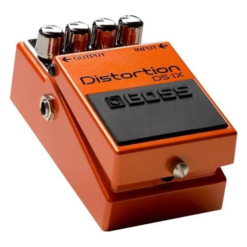Boss DS-1X Distortion Pedal Bundle w/ 2-Pack Strukture S6P48 Woven Right Angle Patch Cable, Pig Hog PCH10BK "Black Woven" Instrument Cable, 12-Pack Guitar Pick and Liquid Audio Polishing Cloth - Image 5