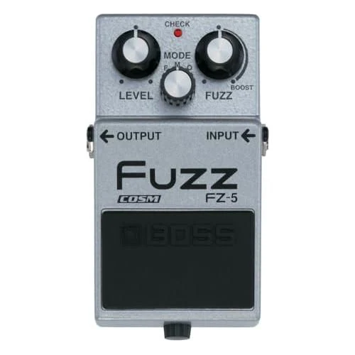 Boss FZ-5 Fuzz Pedal Bundle w/ 2-Pack Strukture S6P48 Woven Right Angle Patch Cable, 12-Pack Guitar Pick, 9V Power Adapter and Liquid Audio Polishing Cloth - Image 4