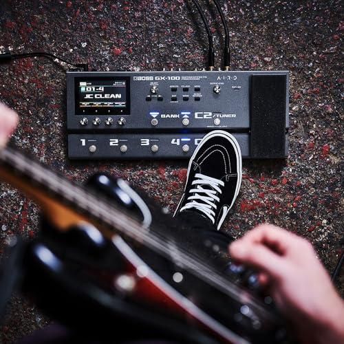 Boss GX-100 Guitar Effects Processor Pedal Bundle w/Boss BT-DUAL Bluetooth® Audio MIDI Dual Adaptor and Liquid Audio Polishing Cloth - Image 6