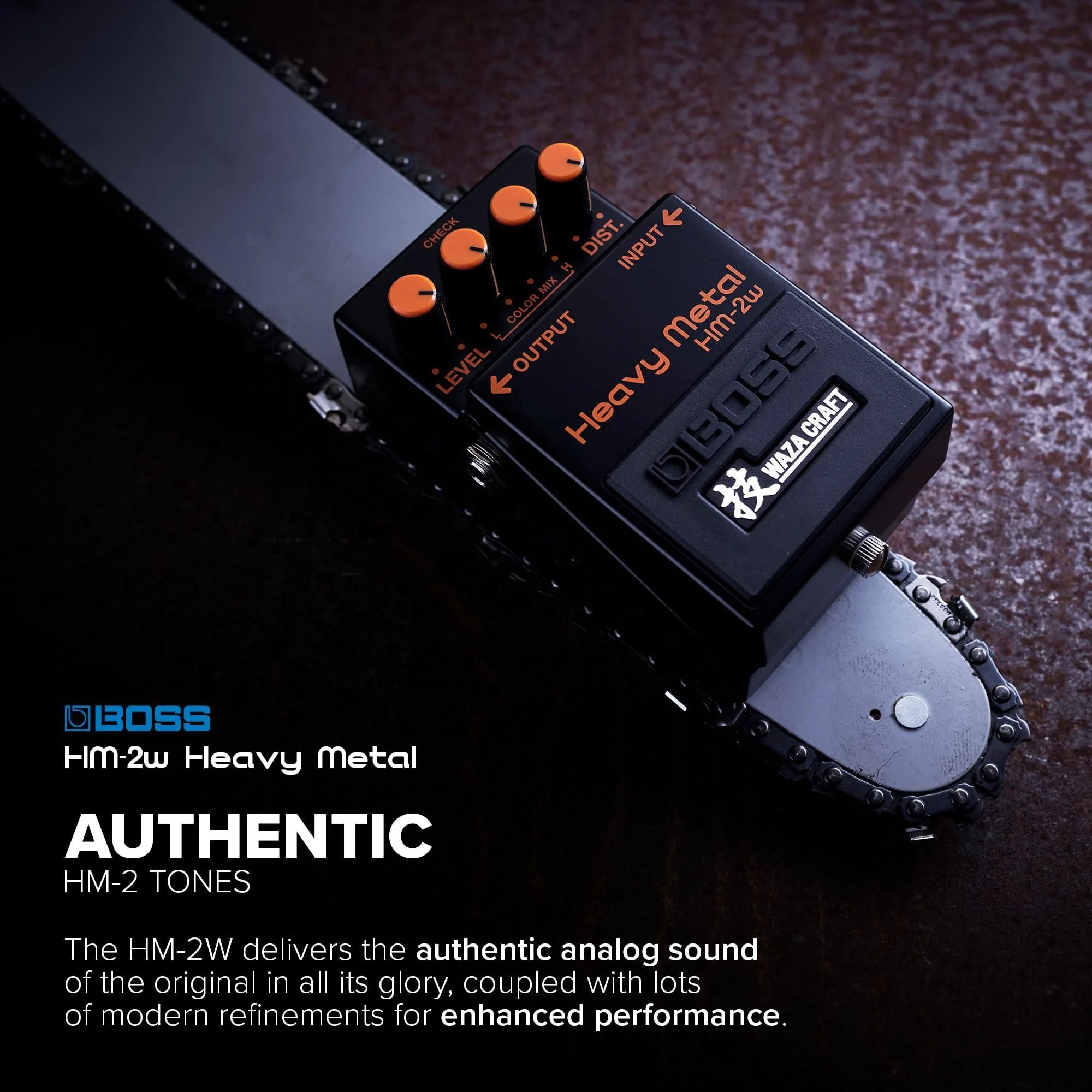 Boss HM-2W Waza Craft Heavy Metal Distortion Pedal - Image 3