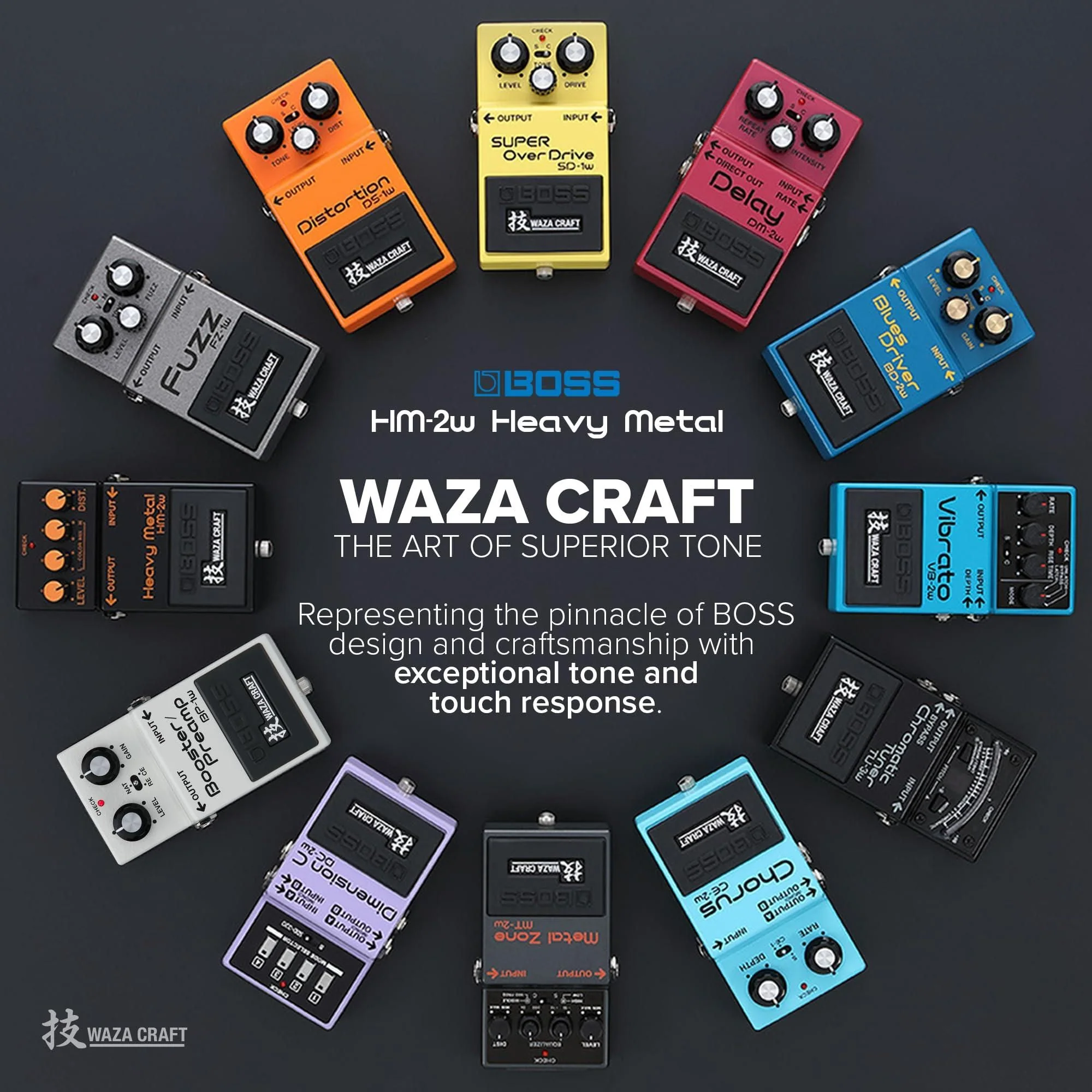 Boss HM-2W Waza Craft Heavy Metal Distortion Pedal - Image 5