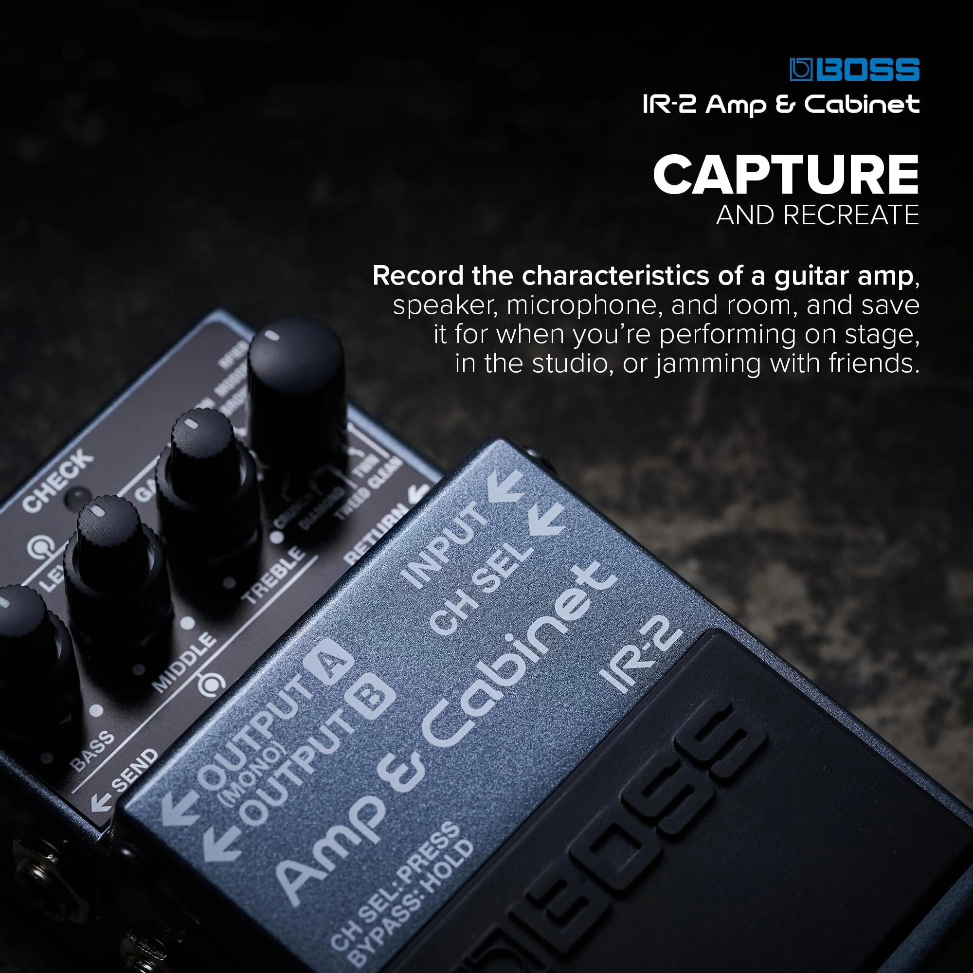 Boss IR-2 Amp and IR Cabinet Pedal - Image 4
