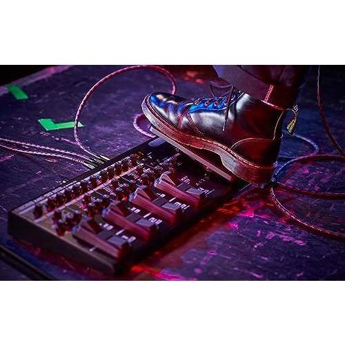 Boss ME-90 Guitar Multiple Effects Bundle w/2x Strukture S6P48 Woven Right Angle Patch Cables, 12x Guitar Picks, 9V Power Adapter and Liquid Audio Polishing Cloth - Image 5