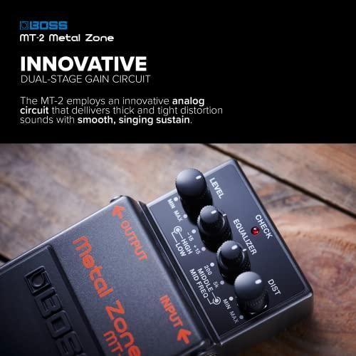 Boss MT-2 Metal Zone Distortion Guitar Pedal - Image 3